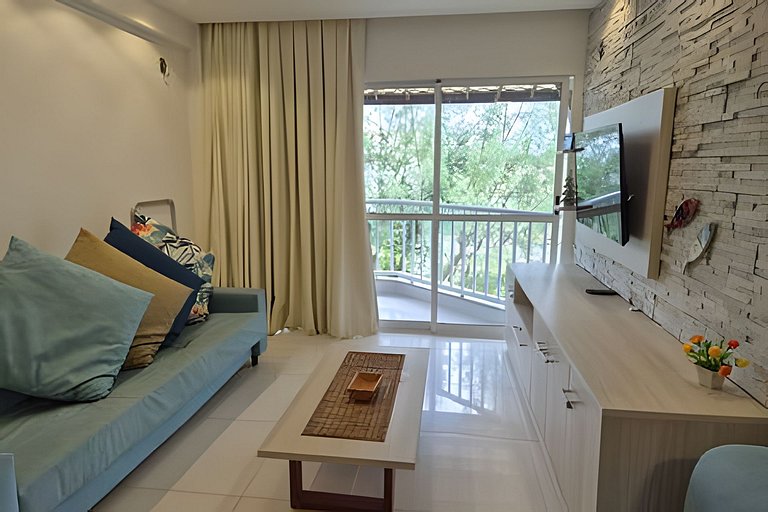 Flat Exclusive - Pé na Areia em Muro Alto PE.