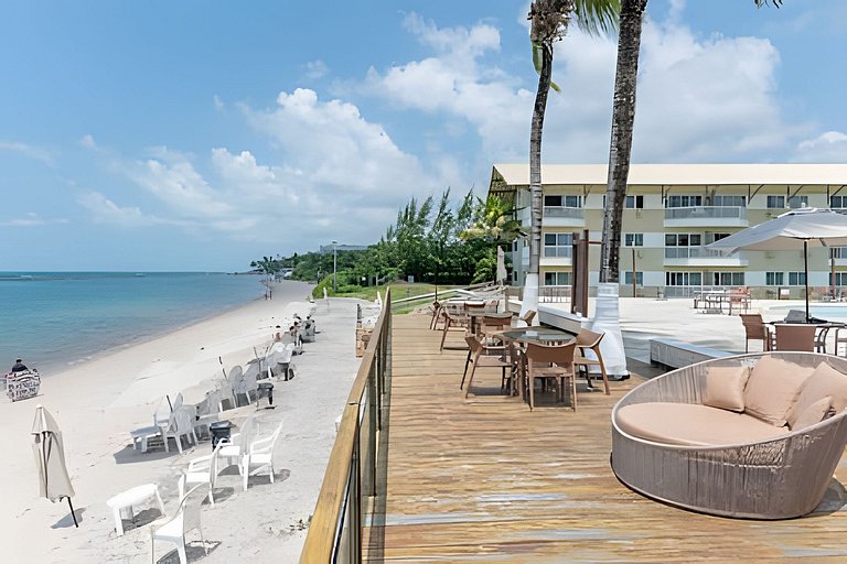 Flat Exclusive - Pé na Areia em Muro Alto PE.