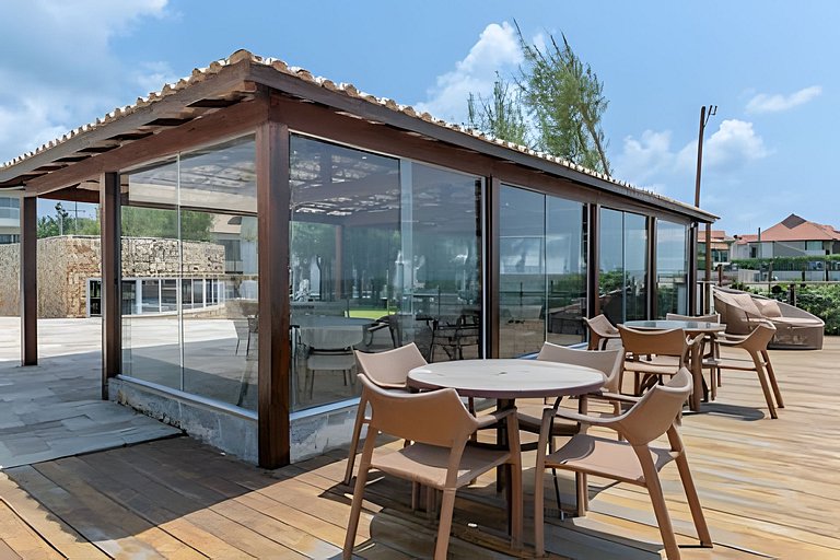 Marupiara Muro Alto - Vista Incrível - Pé na Areia