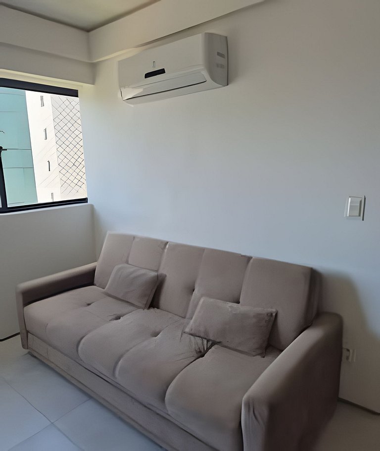 Flat 4p em Boa Viagem | Shopping Recife e Praia