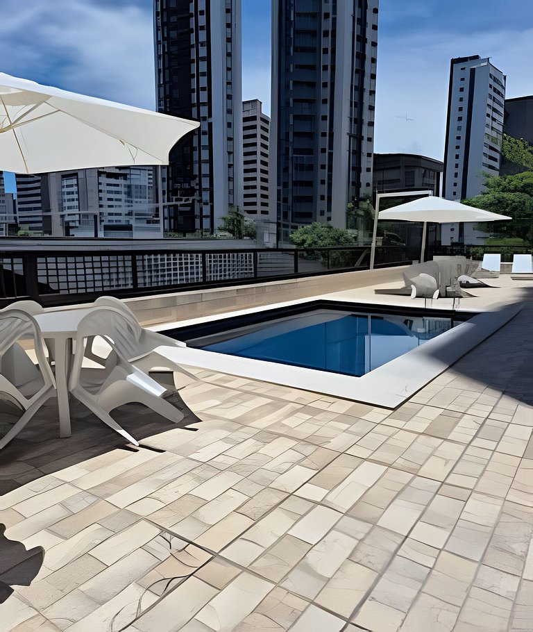 Flat 4p em Boa Viagem | Shopping Recife e Praia