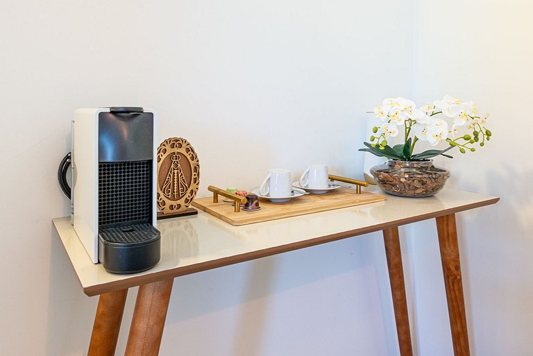 Flat Muro Alto Térreo Premium, Pé na Areia