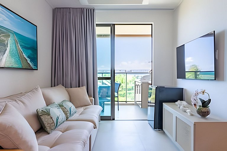 Flat Muro Alto Vista Premium, Frente Mar