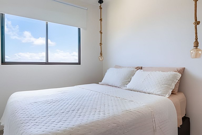 Flat Muro Alto Vista Premium, Frente Mar