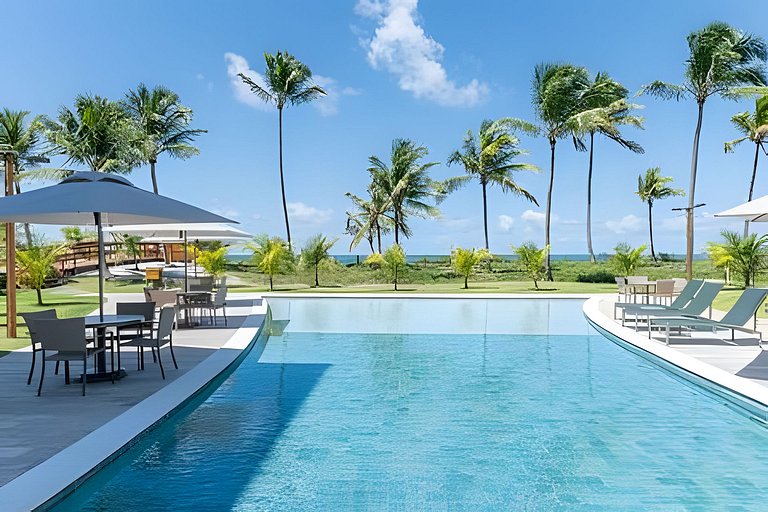 Flat Muro Alto Vista Premium, Frente Mar