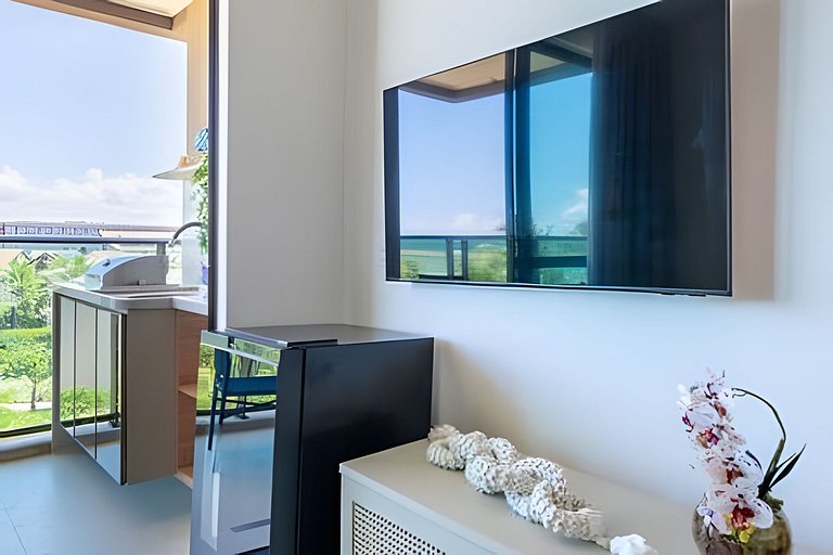 Flat Muro Alto Vista Premium, Frente Mar