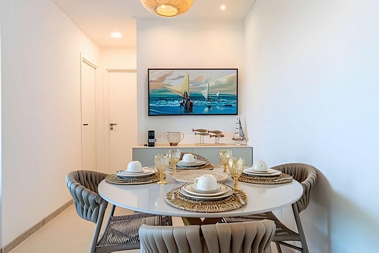 Flat Muro Alto Vista Premium, Frente Mar