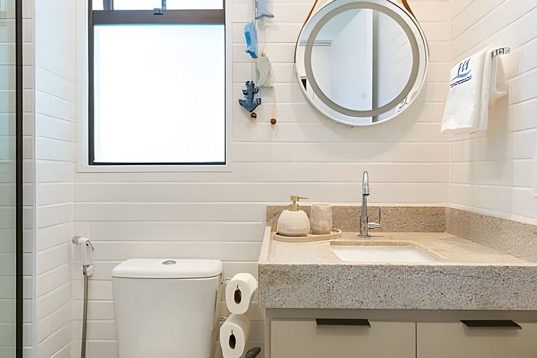 Flat Muro Alto Vista Premium, Frente Mar