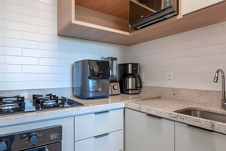 Flat Muro Alto Vista Premium, Frente Mar