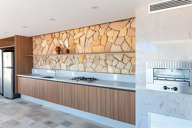 Flat Muro Alto Vista Premium, Frente Mar