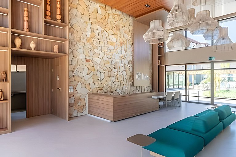 Flat Muro Alto Vista Premium, Frente Mar