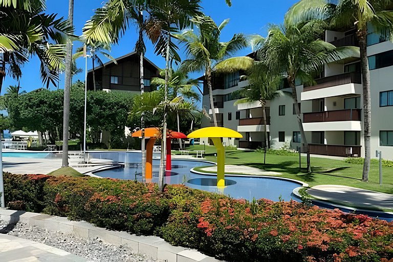 Flat Beira Mar, Marulhos Resort, Muro Alto.