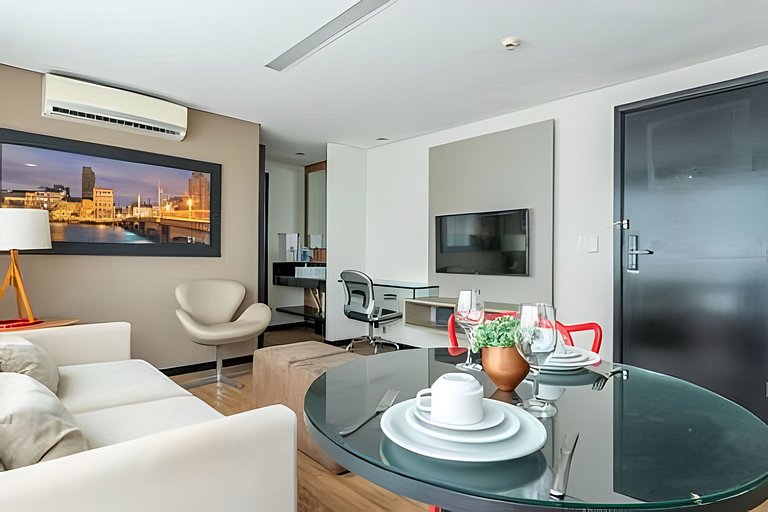 Flat 4p em Boa Viagem | Aeroporto e Praia
