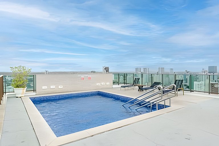 Flat 4p em Boa Viagem | Aeroporto e Praia