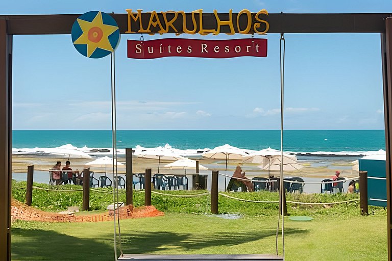 Pé na areia - Vista inesquecível - Beira mar