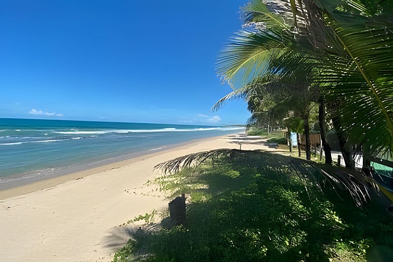Pé na areia - Vista inesquecível - Beira mar
