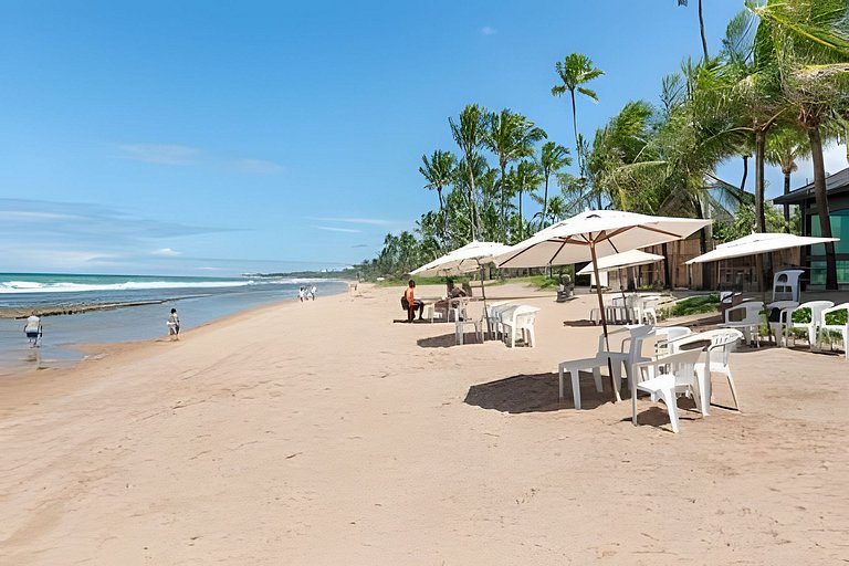 Pé na areia - Vista inesquecível - Beira mar