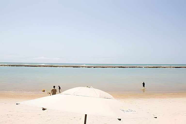 Pé na areia - verdadeiro paraíso em Muro Alto