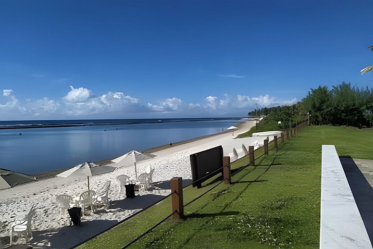 Pé na areia - verdadeiro paraíso em Muro Alto