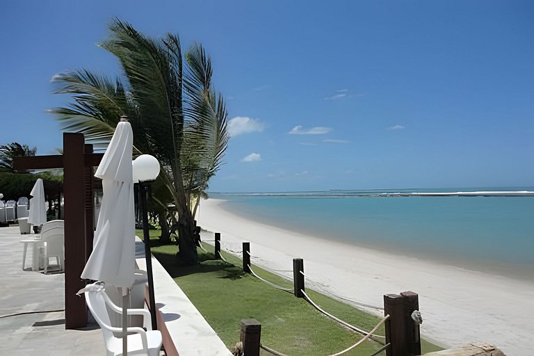 Pé na areia - verdadeiro paraíso em Muro Alto
