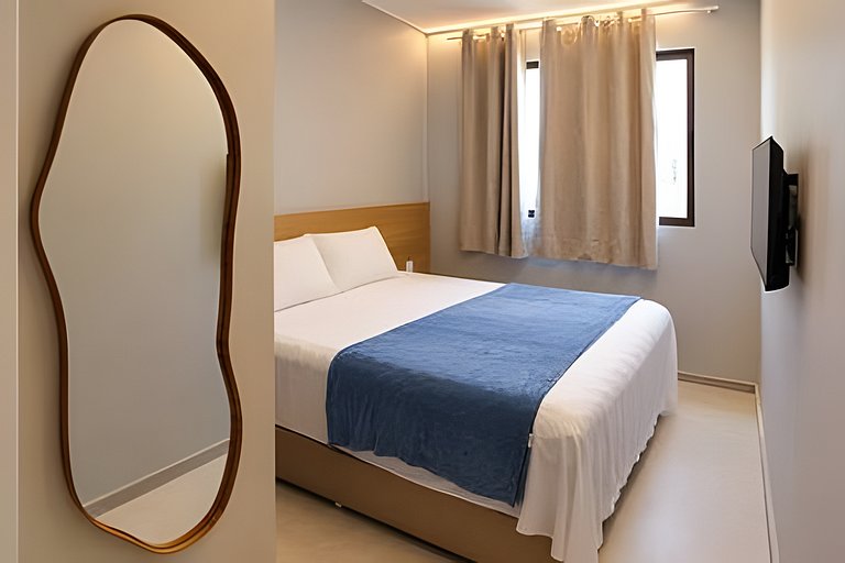 Flat Muro Alto, Vista Mar e Piscina, Pé na Areia